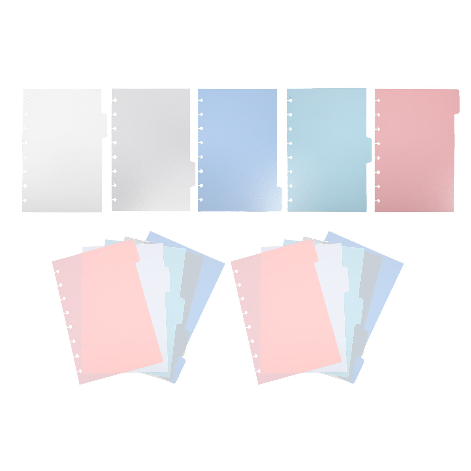 Index Tab Divider - Index Divider Pages Plastic Binder Index