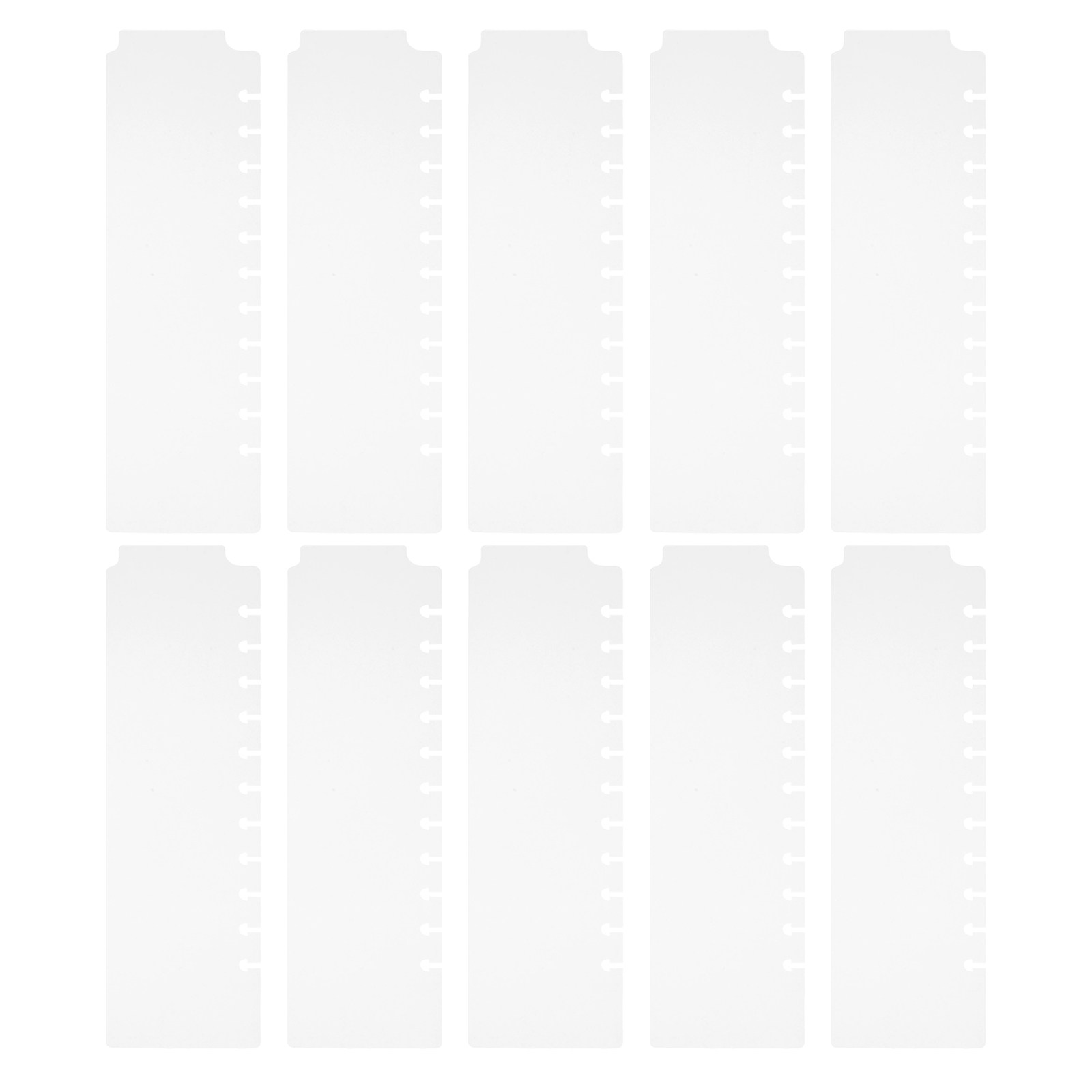 Index Tab Divider - 10Pcs Loose Leaf Binder Dividers Writable