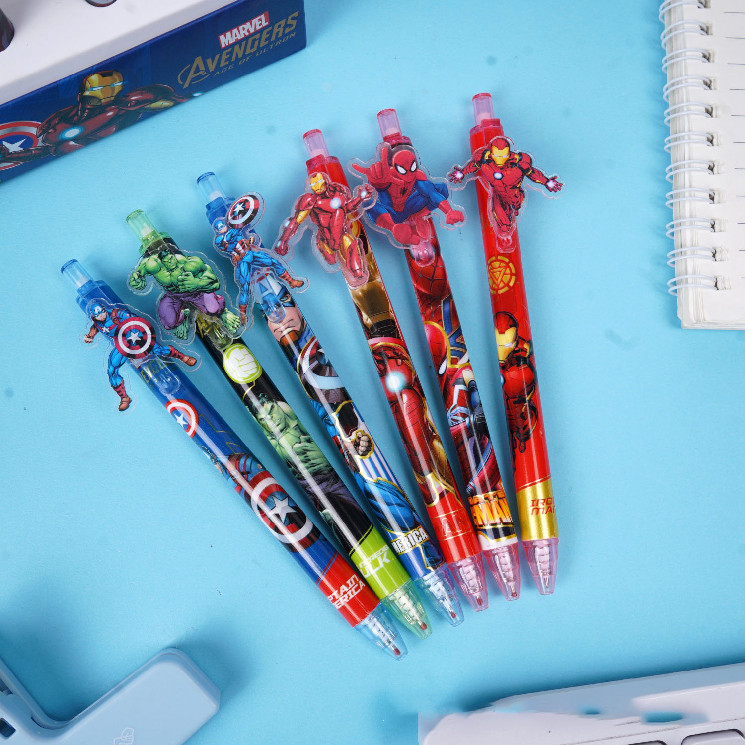 Stationery Supplier - 12/48pcs For Marvel Gel Pens Quick-Drying