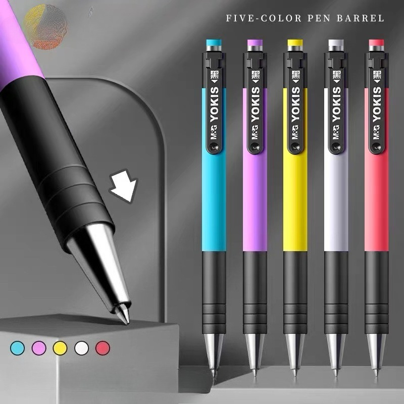Office Supply Office Stationery Items - 40pcs Classic Click Ballpoint Pens Blue