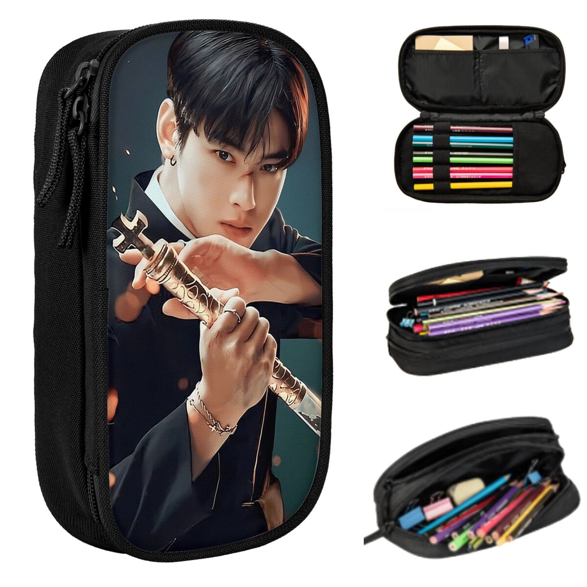 Cha Eunwoo Pencil Case for Boy - đánh giá và giá Stationery And Office Supply Chain