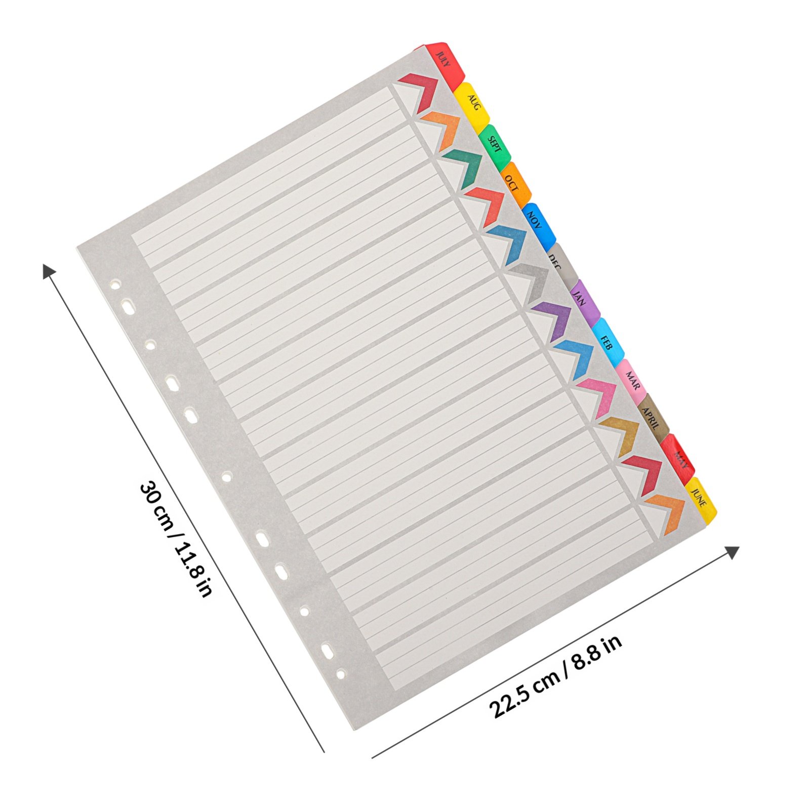 12Sheets Binder Dividers Tabs  - đánh giá và giá Index Tab Divider