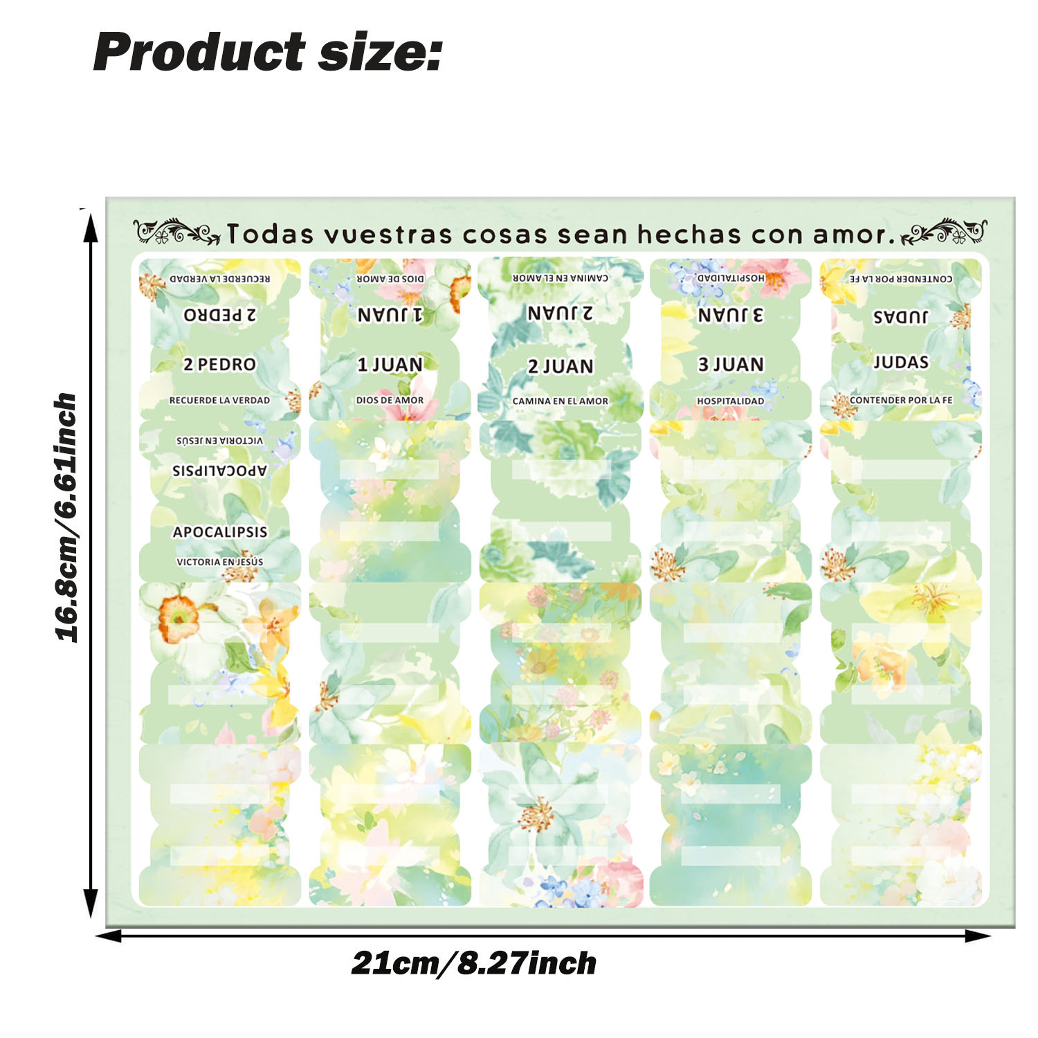 80pcs Spanish Bible Tabs-Soul  - đánh giá và giá Index Tab Divider