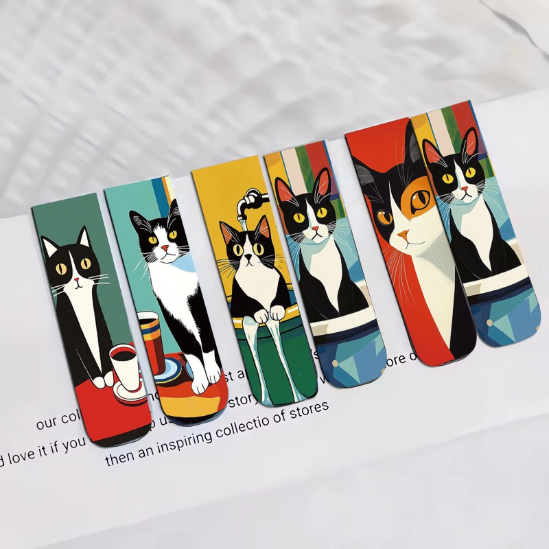 5PCS Simple And Fun Cat Magnet - đánh giá và giá Office Supply Office Stationery Items