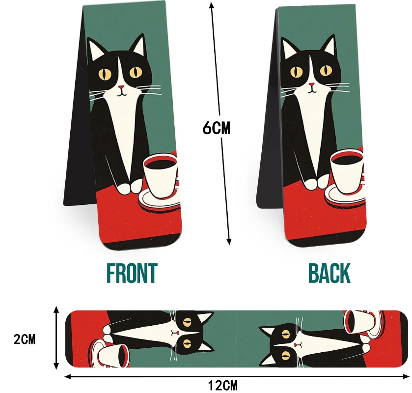 5PCS Simple And Fun Cat Magnet - đánh giá và giá Office Supply Office Stationery Items