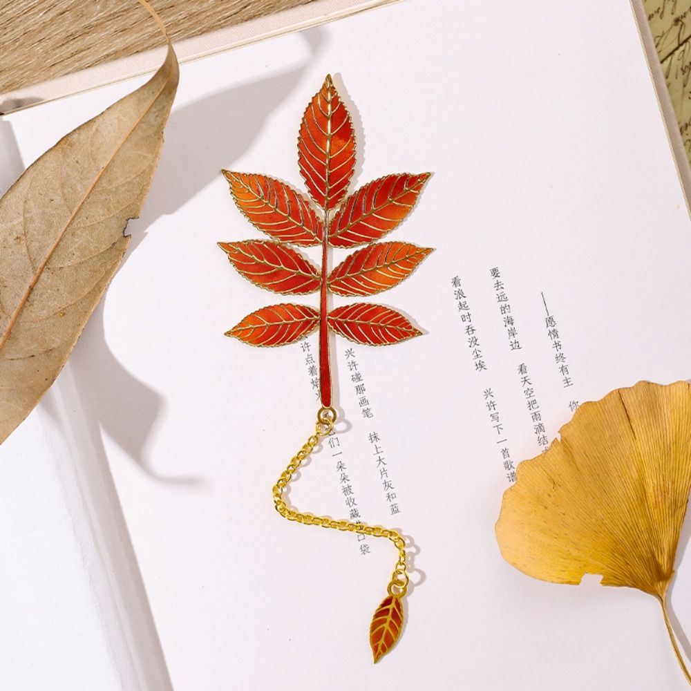 Metal Leaves Bronzing Bookmark - đánh giá và giá Stationery And Office Supply Chain