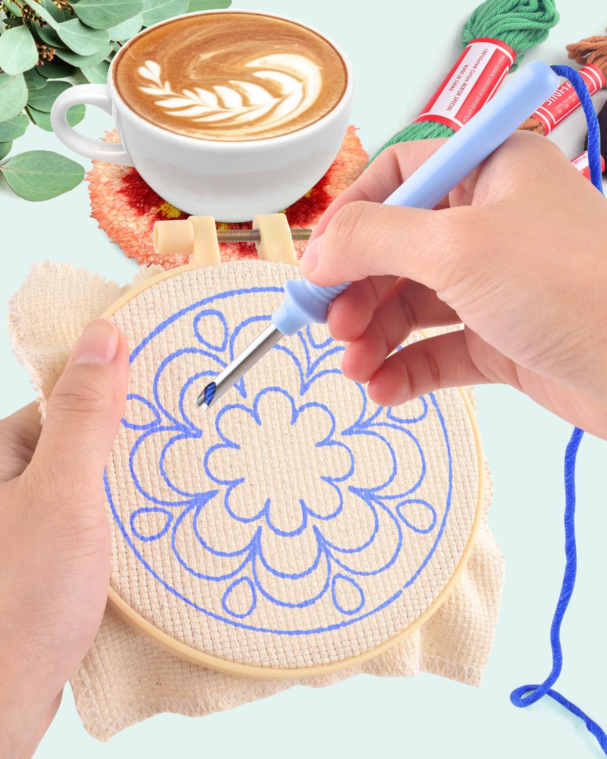 6pcs Punch Needle Embroidery K - đánh giá và giá Graph Paper Pad