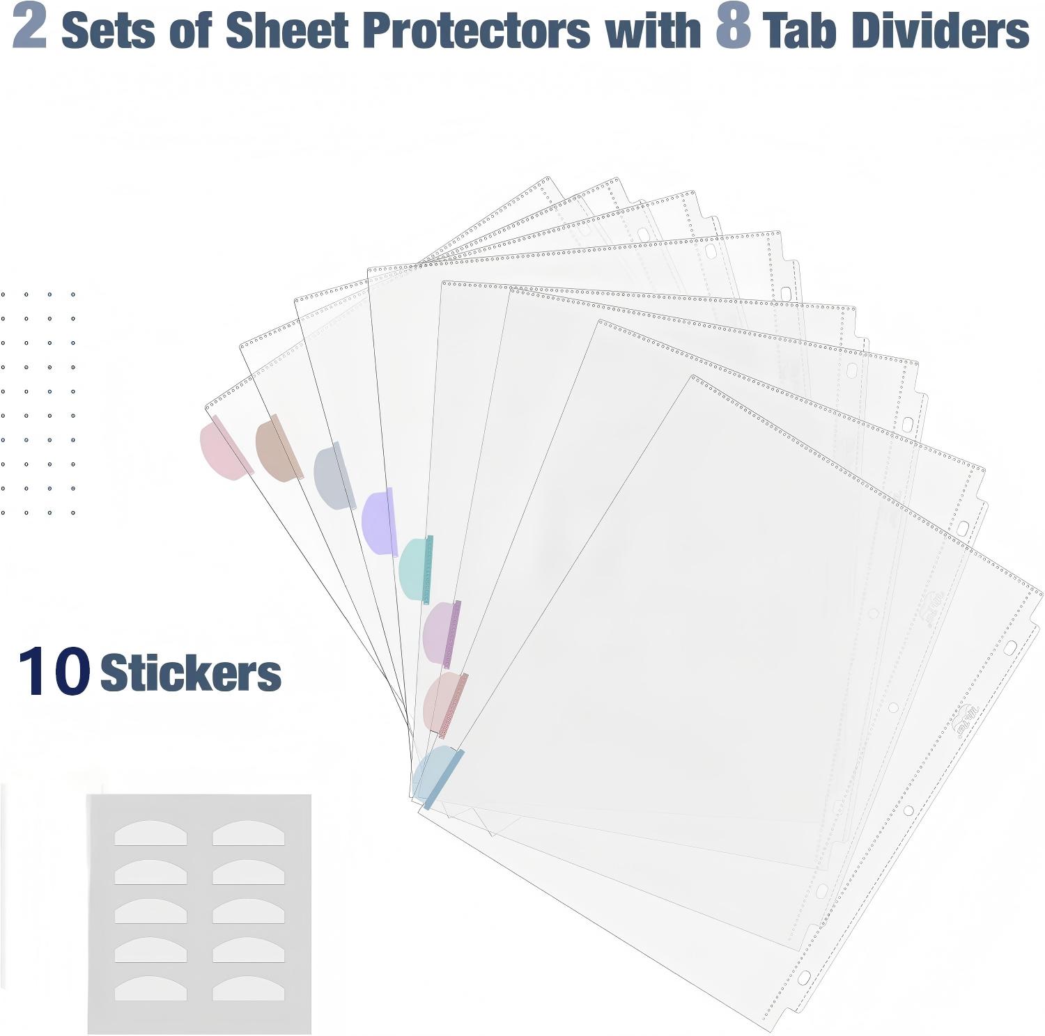 A4 Clear Sheet Protectors with - đánh giá và giá Index Tab Divider