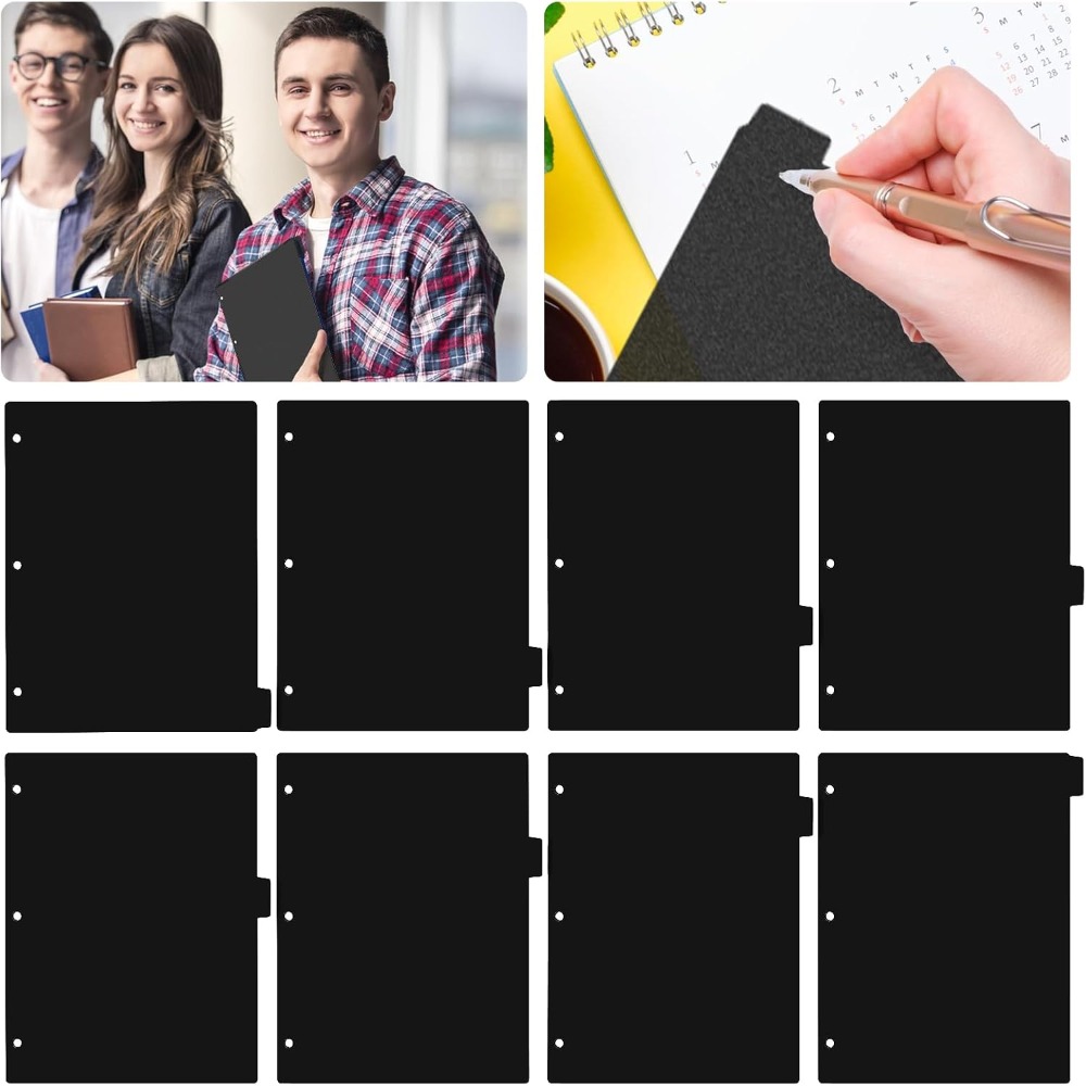 8 Tab Black Plastic Binder Div - đánh giá và giá Index Tab Divider