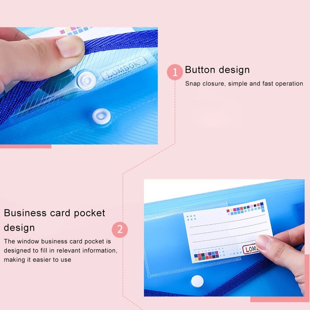 1-10PCS Waterproof A4 A5 Snap  - đánh giá và giá Is Stationery Office Supply