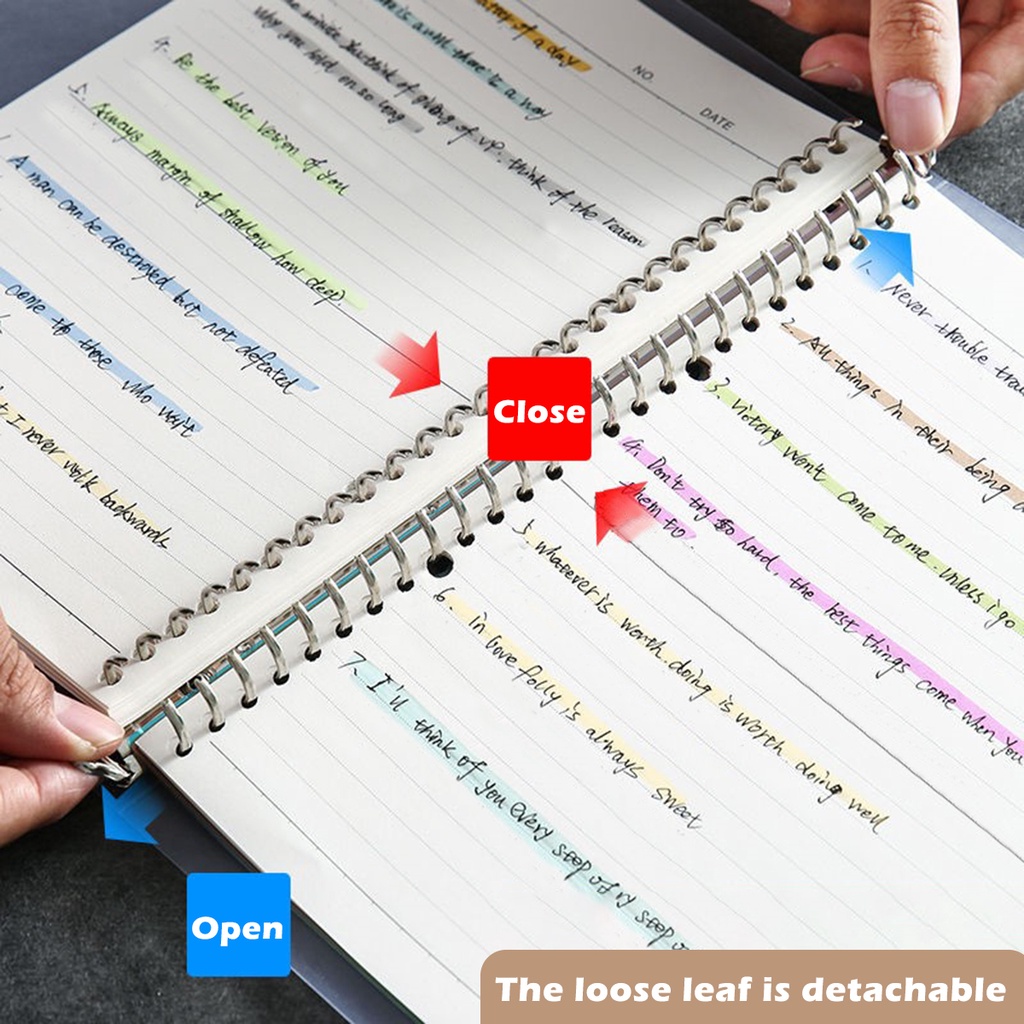 A5/B5/A4 Binder Notebooks Loos - đánh giá và giá Graph Paper Pad