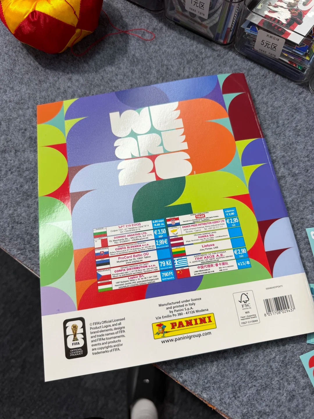 In Stock Panini 2026 FIFA Worl - đánh giá và giá Cardstock Paper Pack