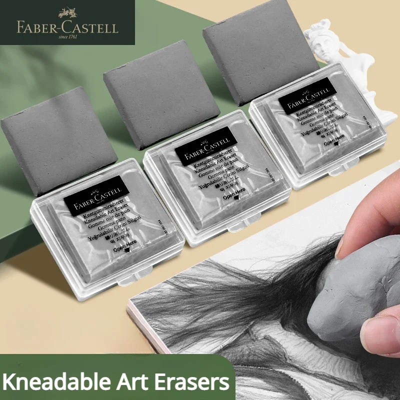 4PC Faber-Castell kneaded Eras - đánh giá và giá Rubber Eraser Kneaded