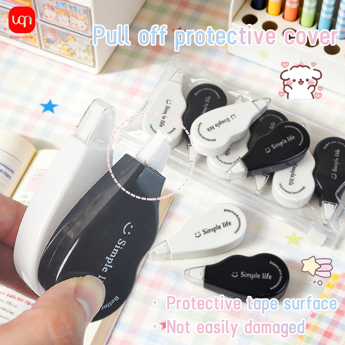 WQN - Black and White Mini Cor - đánh giá và giá Office Supply Office Stationery Items