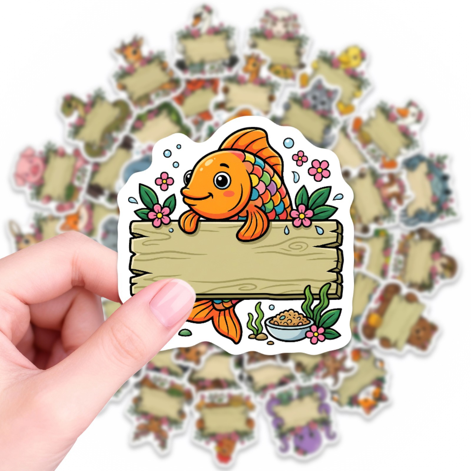 50/100Pcs HD Watercolor Forest - đánh giá và giá Paper Deal Stationery & Office Supply Kota Bharu