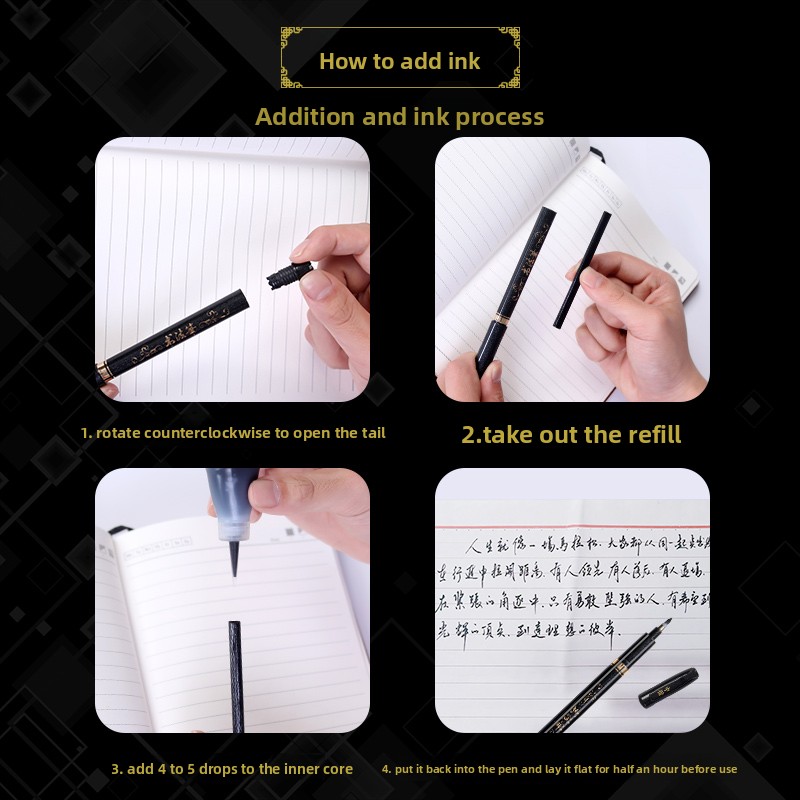 4PCS/SET Calligraphy Art Marke - đánh giá và giá Is Stationery Office Supply