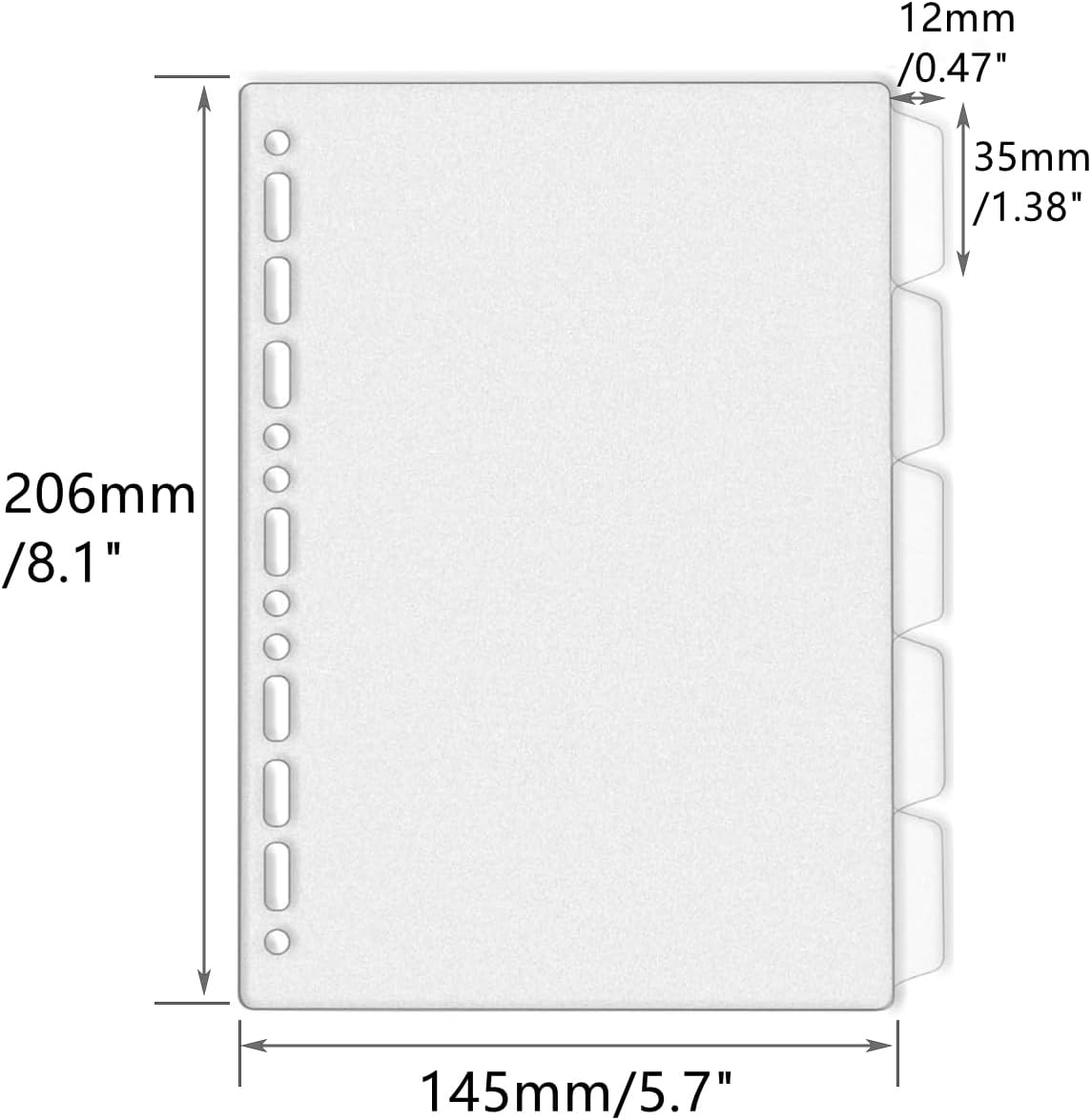 A4 A5 B5 Binder Dividers Gener - đánh giá và giá Index Tab Divider
