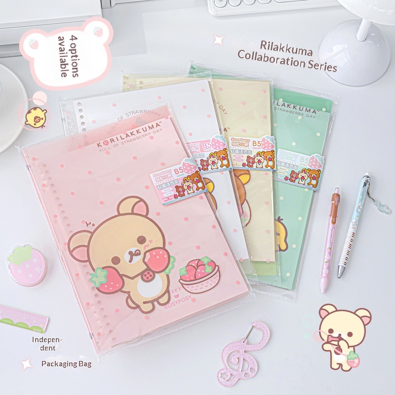 Rosyposy Korilakkuma Strawberr - đánh giá và giá Graph Paper Pad