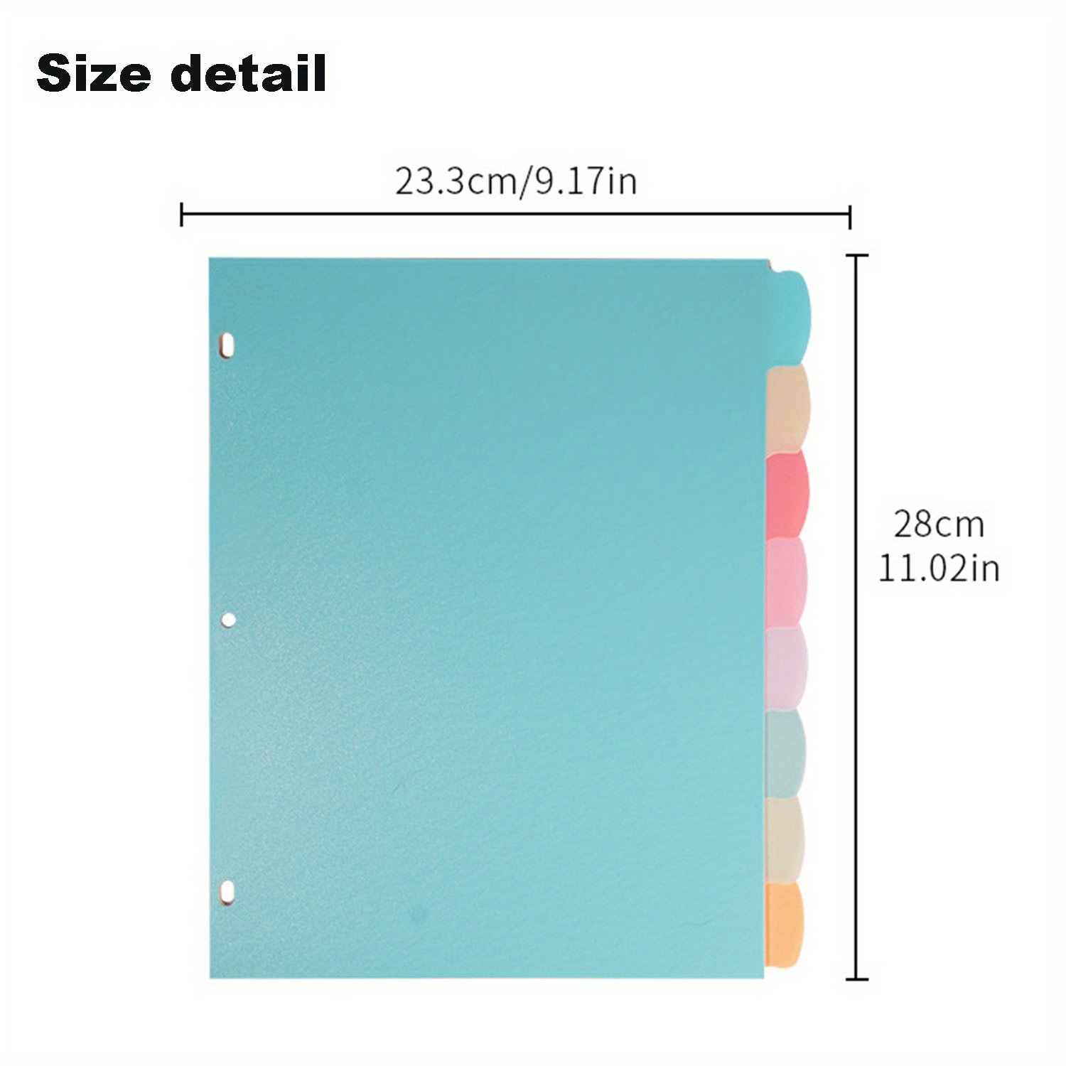 8 Tab Binder Dividers for 3 Ri - đánh giá và giá Index Tab Divider