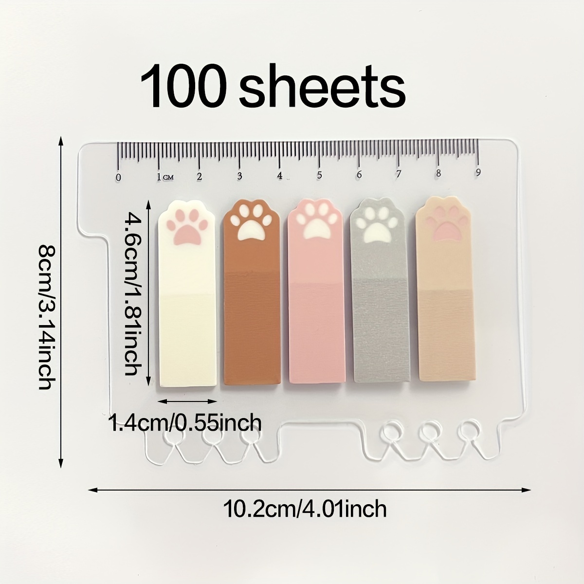 Cute Cat Paw PET Index Tabs, T - đánh giá và giá Index Tab Divider