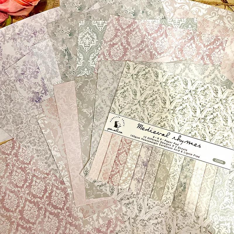 12 Tấm Baroque Hoa Văn Giấy Sc - đánh giá và giá Graph Paper Pad