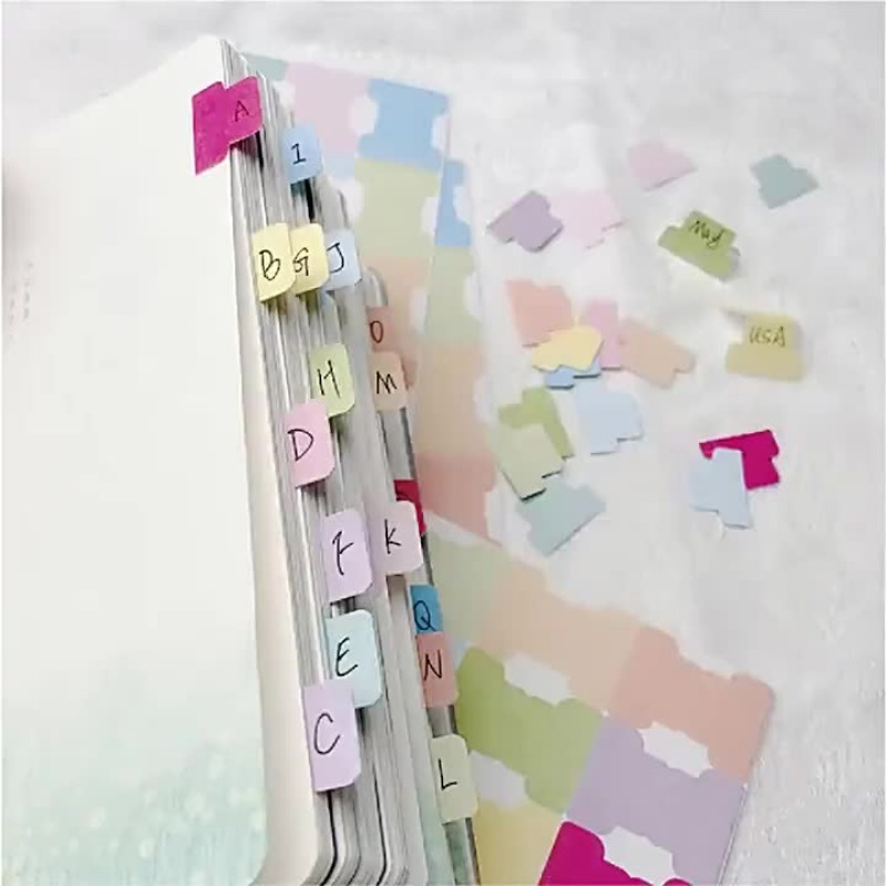 Colorful Sticky Index Tabs - W - đánh giá và giá Index Tab Divider