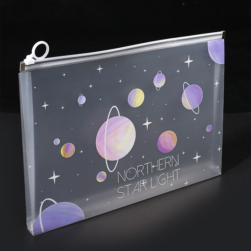 4/12pcs A4 Space Zipper Folder - đánh giá và giá Is Stationery Office Supply