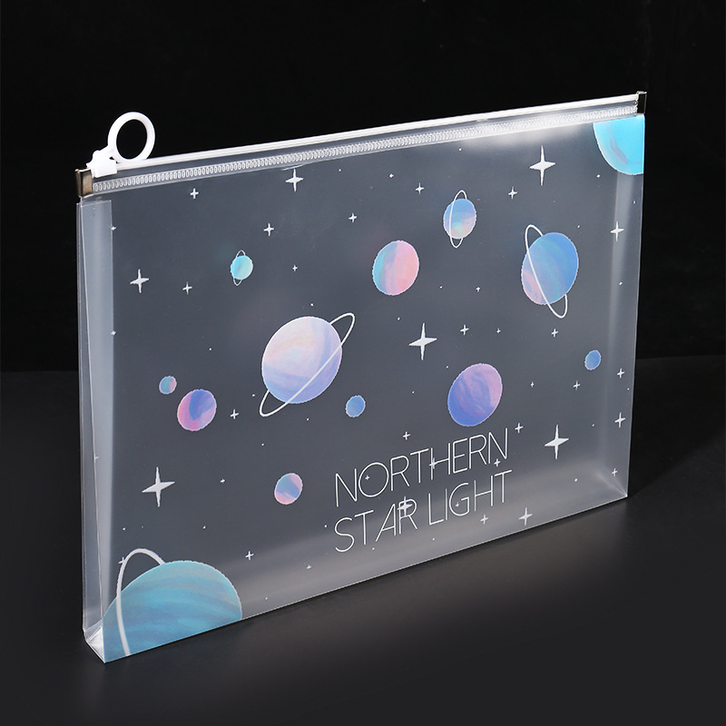 4/12pcs A4 Space Zipper Folder - đánh giá và giá Is Stationery Office Supply