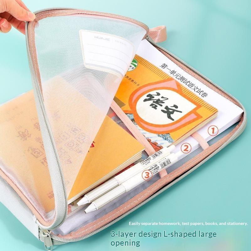 A4 Stationery Storage Bag Doub - đánh giá và giá Is Stationery Office Supply