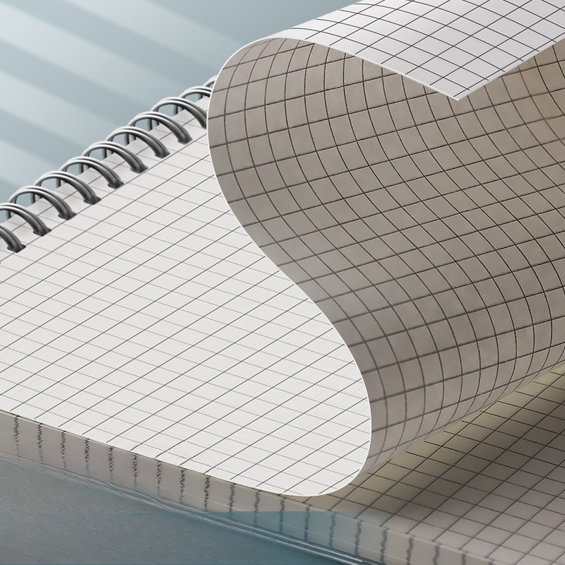 B5 notebook upturned coil book - đánh giá và giá Graph Paper Pad